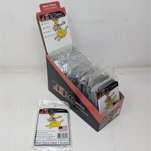 New Box Of 20 Pro-Mold Real Thick Trading Card 1-Screw Screwdown Holder 120 pt